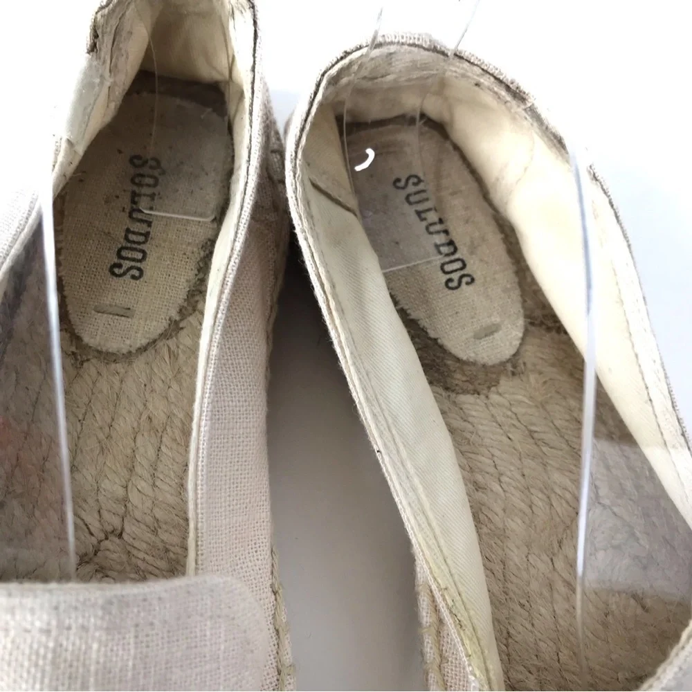 SOLUDOS Cherry On Top Platform Smoking Slippers Espadrilles 11